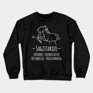 Sagittarius Zodiac Sign Crewneck Sweatshirt